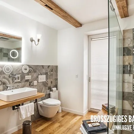 Harzer Healing Center 2024 Romantische Landhauswohnung Mit Fussbodenheizung,xxl Kochinsel,xxl Regenduschen,modern,hochwertig,persoenlich,vollausgestattet Апартаменты *