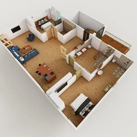 Апартаменты Harzer Healing Center 2024 Romantische Landhauswohnung Mit Fussbodenheizung,xxl Kochinsel,xxl Regenduschen,modern,hochwertig,persoenlich,vollausgestattet Эльбингероде