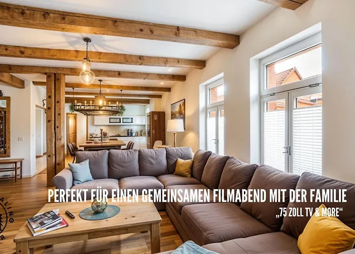 Harzer Healing Center 2024 Romantische Landhauswohnung Mit Fussbodenheizung,xxl Kochinsel,xxl Regenduschen,modern,hochwertig,persoenlich,vollausgestattet * Elbingerode (Saxony-Anhalt)