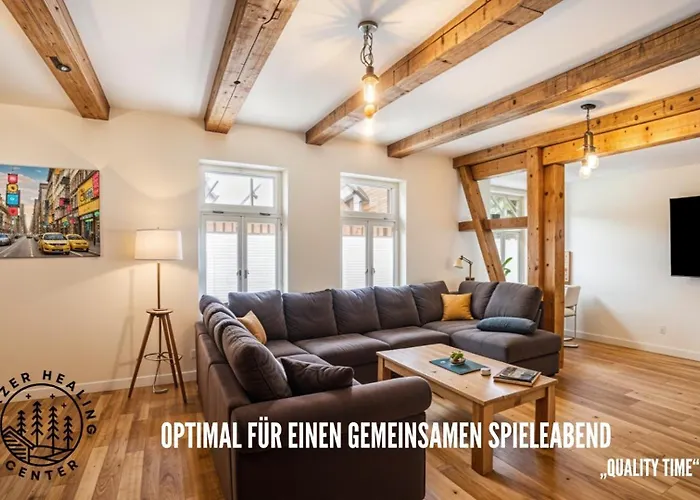 Harzer Healing Center 2024 Romantische Landhauswohnung Mit Fussbodenheizung,xxl Kochinsel,xxl Regenduschen,modern,hochwertig,persoenlich,vollausgestattet *